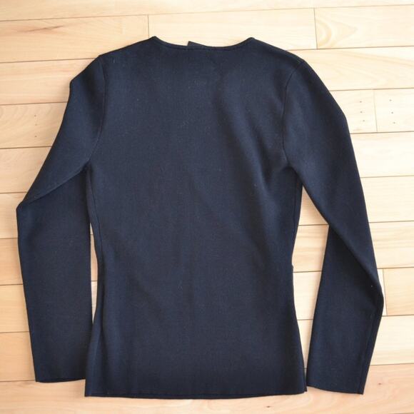 NWT DKNY Cut Out Crewneck Sweater Size Medium - Picture 3 of 5